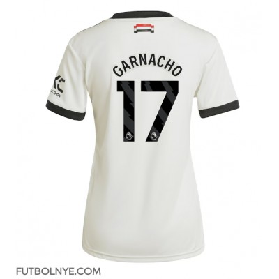 Camiseta Manchester United Alejandro Garnacho #17 Tercera Equipación para mujer 2024-25 manga corta Camiseta Manchester United Alejandro Garnacho #17 Tercera Equipación para mujer 2024-25 manga corta